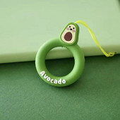 Mielas silikoninis pirštų žiedas telefono dirželis Trumpas dirželis Telefono žavesys Mobiliojo telefono dirželiai, skirti Key Dibujo Animado Sleutelkoord