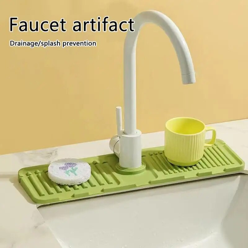 Kuhinjska silikonska slavina Upijajuća podloga Umivaonik Hvatač prskanja Zaštitna ploča Podloga za odvod vode za kupaonicu Kuhinjski pribor