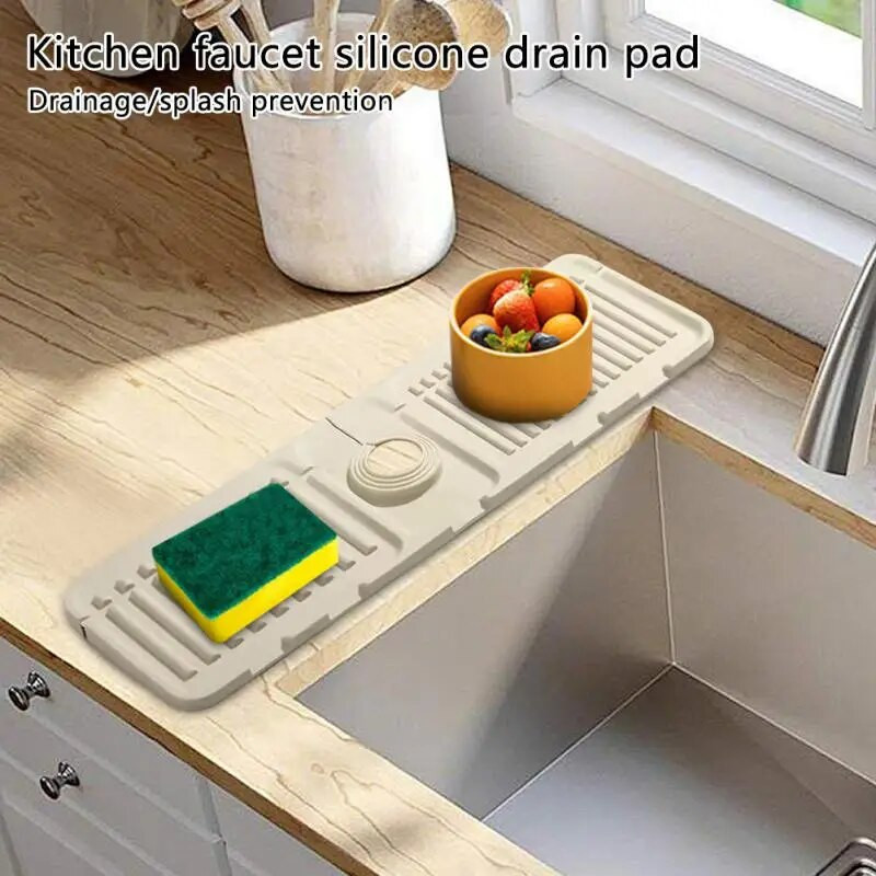 Kuhinjska silikonska slavina Upijajuća podloga Umivaonik Hvatač prskanja Zaštitna ploča Podloga za odvod vode za kupaonicu Kuhinjski pribor
