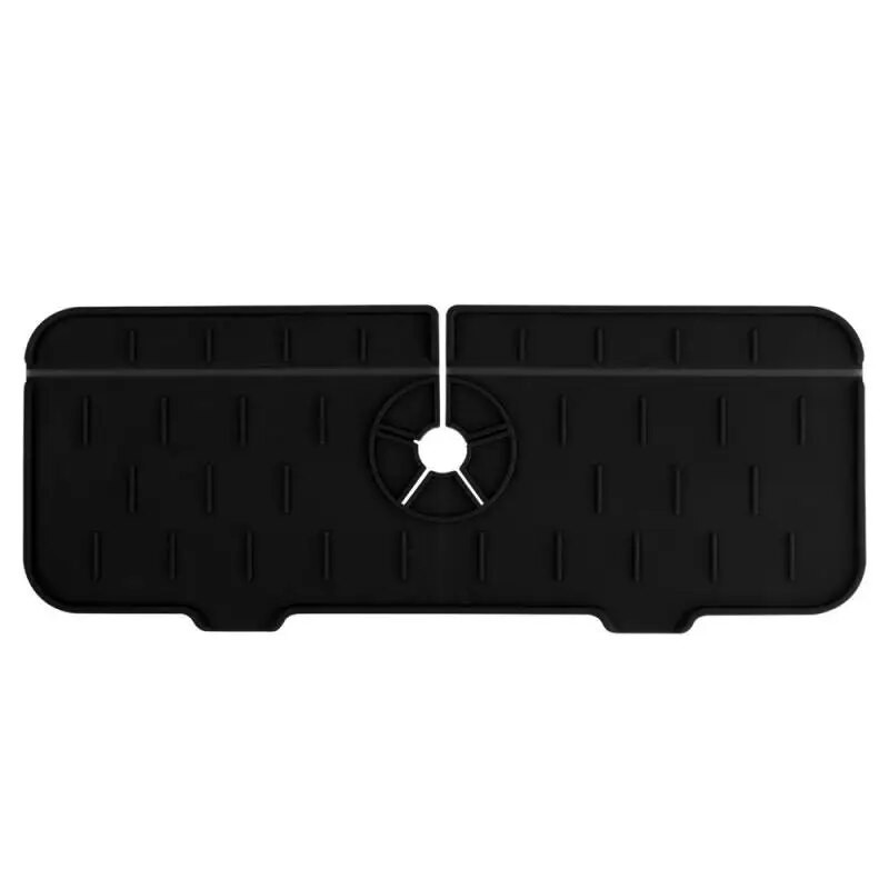 Covoraș pentru robinet din silicon de bucătărie Chiuvetă Scurgere Robinet Catcher Baie Protector blat Tavă dozator de săpun