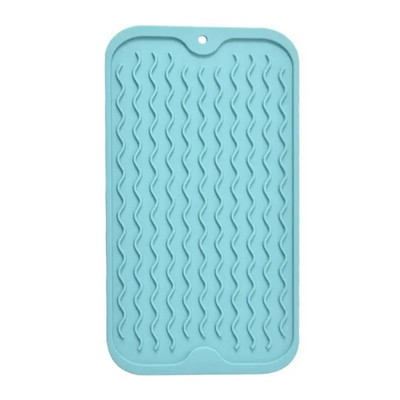 55/30 cm Silikoniniai stalo reikmenys pagalvėlė virtuvės reikmenų apsaugos kilimėlis nuo slydimo kriauklės padėklas Indų džiovinimo pagalvėlė laikymo kriauklės nutekėjimo kilimėlis