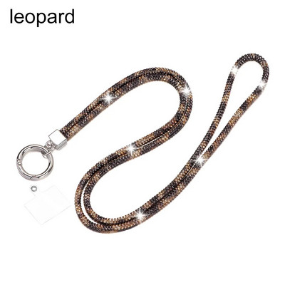 Blizgučiai Bling Bling raktų pakabukas deimantinis krištolinis lynas grandinės dirželiai Kalnų krištolinis telefono dirželis pakabinamas laidas