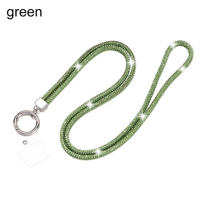 Blizgučiai Bling Bling raktų pakabukas deimantinis krištolinis lynas grandinės dirželiai Kalnų krištolinis telefono dirželis pakabinamas laidas