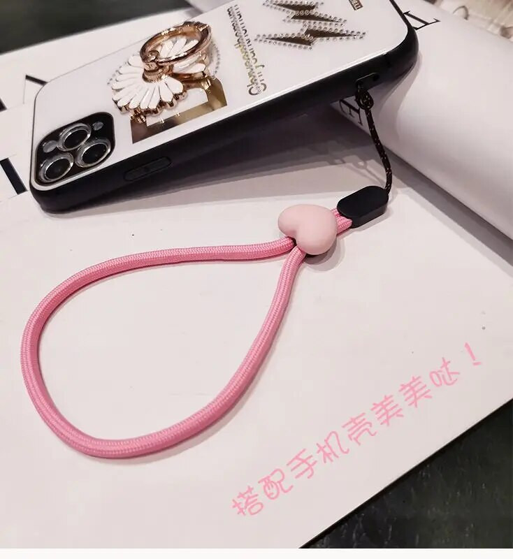 Naujas mielas išmaniojo telefono dirželis, silikoninis pakabukas, mobiliojo telefono riešo dirželiai, pirštų žiedų dirželiai, raktų pakabukai mobiliojo telefono priedai