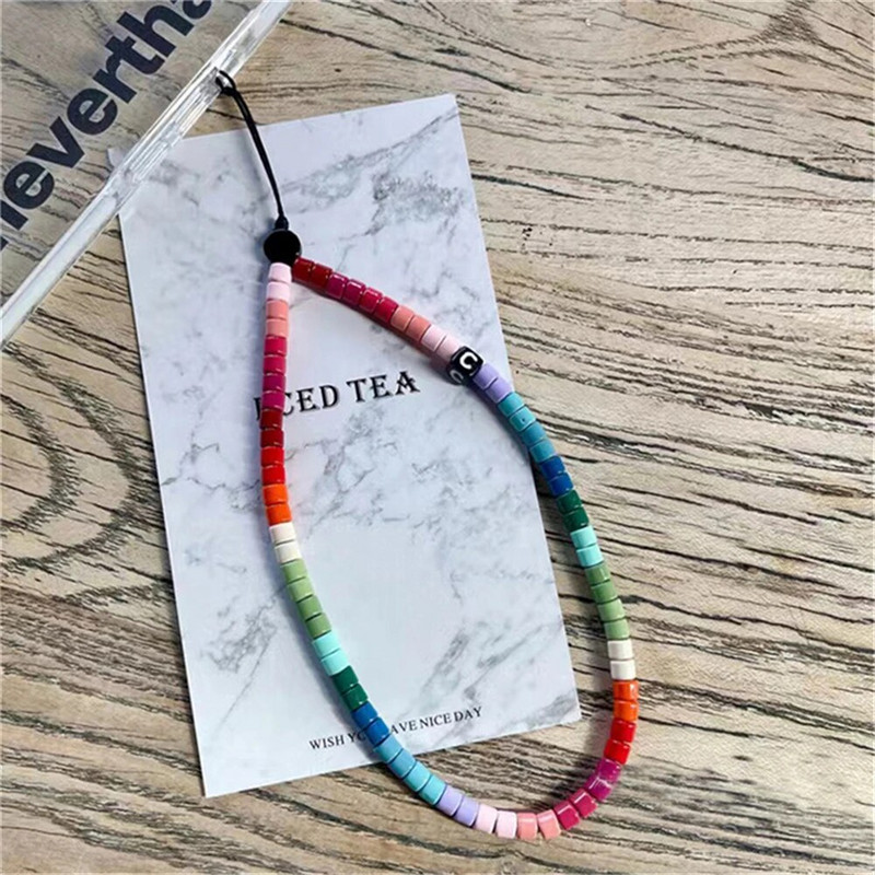 Korea armsa südamega helmestega telefoni võlurihm, kett, kaelapael, naiste, tüdrukute ehted, liblikad, telefonihelmed, ripatskaunistused, hulgimüük