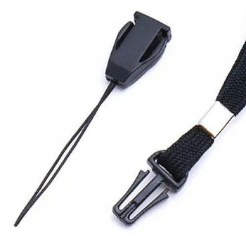 16-инчов ремък за каишка за врата/кабел за талисман за телефон за Mp3 MP4 камера за мобилен телефон USB флаш устройство ID карта--черни аксесоари