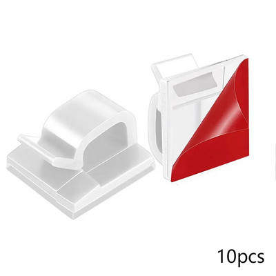 50/20/10 DB Kábelrendező kapcsok Dróttekercselő tartó Fülhallgató Egér Vezetékcsipesz védő Kezelés Ragasztó kampók Asztali bilincs