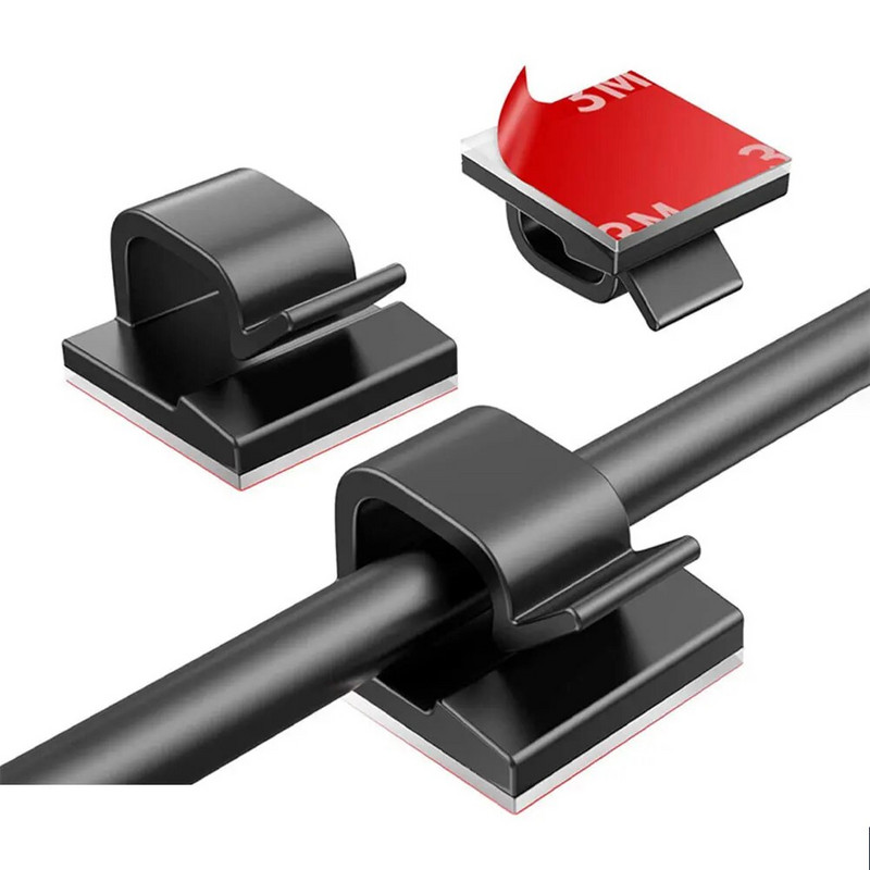 50/20/10 DB Kábelrendező kapcsok Dróttekercselő tartó Fülhallgató Egér Vezetékcsipesz védő Kezelés Ragasztó kampók Asztali bilincs