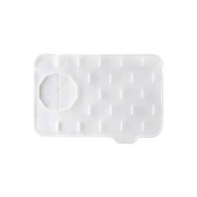 Mini silikoninis maišytuvo kilimėlis, skirtas virtuvės kriauklei, dvipusis naudojimas maišytuvai, vandens surinkimo padėklas, išleidimo padėklas, kriauklės apsauga nuo purslų