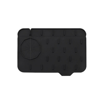 Mini silikoninis maišytuvo kilimėlis, skirtas virtuvės kriauklei, dvipusis naudojimas maišytuvai, vandens surinkimo padėklas, išleidimo padėklas, kriauklės apsauga nuo purslų