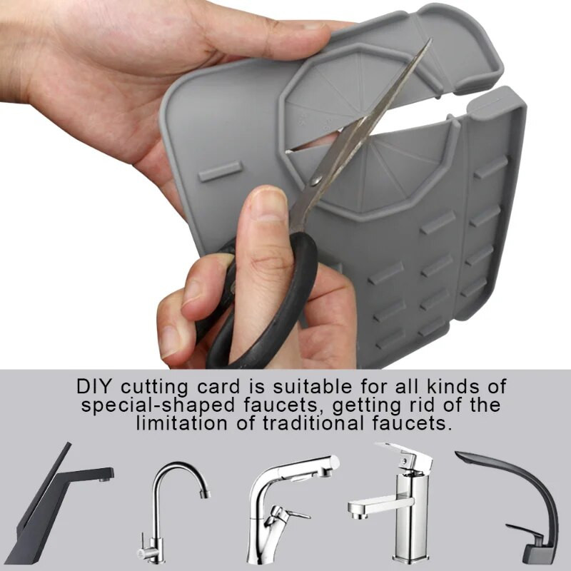 Mini silikoninis maišytuvo kilimėlis, skirtas virtuvės kriauklei, dvipusis naudojimas maišytuvai, vandens surinkimo padėklas, išleidimo padėklas, kriauklės apsauga nuo purslų