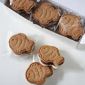 Miela žuvies formos sausainių pjaustyklė „pasidaryk pats“ fondant pyragaičiai sausainiai, plastikinės formos, gimtadienio šventės kepimo įrankiai, desertai, saldainiai, dekoro reikmenys