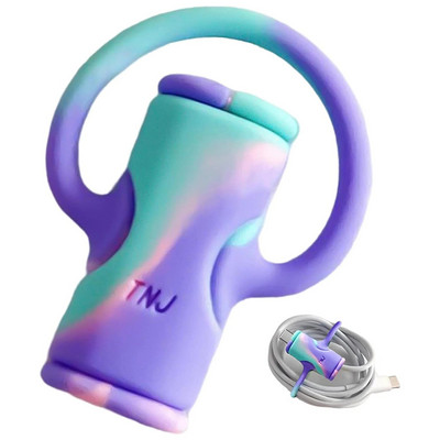 Dvi viename kabelio apsauga Universalus mobiliojo telefono duomenų laidas, silikoninis, apsaugantis nuo lūžimo, užsklandos dangtelis, skirtas iPhone 14 USB įkrovimo laidui