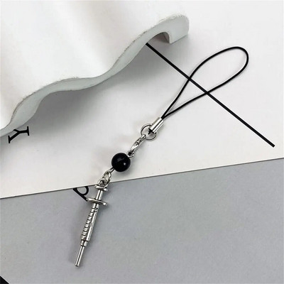 Y2k telefono pakabukas Sweet Cool Girl Rožinė grandinėlė Kawaii Moteriški aksesuarai Rankų darbo pasidaryk pats mielas telefono dirželis