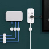 Magnetiniai kabelių spaustukai Kabelis sklandžiai reguliuojamas laido laikiklis po stalu Kabelių valdymas Laido laikiklis Kabelio laikiklio laikiklis