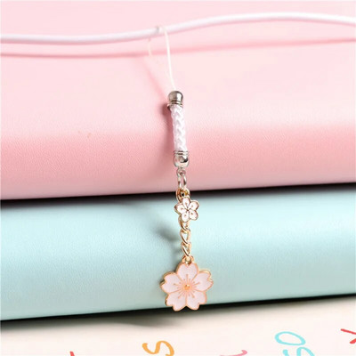 Telefono pakabukai Vyšnių žiedai Mobiliojo telefono apyrankės Raktų pakabukas Išmaniojo telefono pakabukas Dekoratyvinis pakabinamas prie telefono mobiliojo ryšio priedai