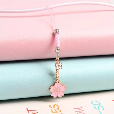 Telefono pakabukai Vyšnių žiedai Mobiliojo telefono apyrankės Raktų pakabukas Išmaniojo telefono pakabukas Dekoratyvinis pakabinamas prie telefono mobiliojo ryšio priedai