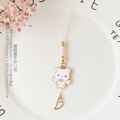 Mielos japoniško stiliaus išmaniojo telefono apyrankės, skirtos iPhone/Samsung/Xiaomi/Huawei mobiliojo telefono dirželio pakabinimo virvei, mergaičių telefono žavesiui