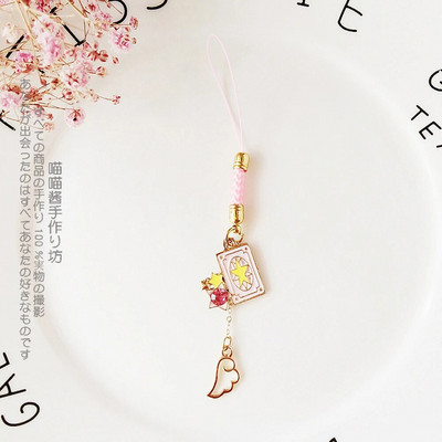 Mielos japoniško stiliaus išmaniojo telefono apyrankės, skirtos iPhone/Samsung/Xiaomi/Huawei mobiliojo telefono dirželio pakabinimo virvei, mergaičių telefono žavesiui