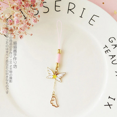 Mielos japoniško stiliaus išmaniojo telefono apyrankės, skirtos iPhone/Samsung/Xiaomi/Huawei mobiliojo telefono dirželio pakabinimo virvei, mergaičių telefono žavesiui