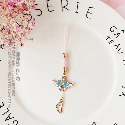 Mielos japoniško stiliaus išmaniojo telefono apyrankės, skirtos iPhone/Samsung/Xiaomi/Huawei mobiliojo telefono dirželio pakabinimo virvei, mergaičių telefono žavesiui