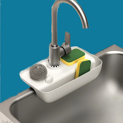 Πατάκι βρύσης σιλικόνης Sink Pad Splash Pad Drain Pad Προστατευτικό πάγκου μπάνιου Σαμπουάν σαπουνιού Δοχείο Quick Dry Δίσκος αποθήκευσης