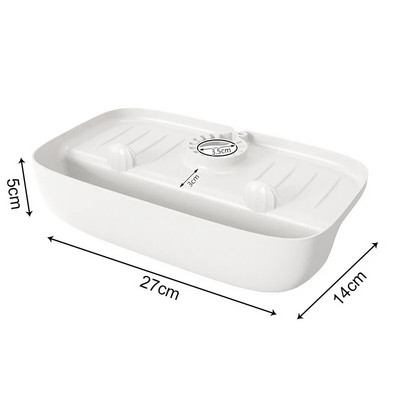 Silikono maišytuvo kilimėlis kriauklės purslų padėklas vandens išleidimo padėklas Vonios kambario stalviršio apsauga Šampūnas Muilo dozatorius Greitai džiūsta dėklo laikymo kilimėlis