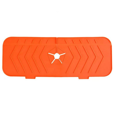 Silikono maišytuvo kilimėlis kriauklės purslų padėklas vandens išleidimo padėklas Vonios kambario stalviršio apsauga Šampūnas Muilo dozatorius Greitai džiūsta dėklo laikymo kilimėlis