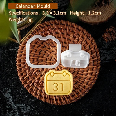 Helovino sausainių pjaustytuvų rinkinys plastikinis 3D vaiduoklis kaukolė Šikšnosparnis Moliūgas Mumija Animacinis biskvitas Formos antspaudas Tešla „Pasidaryk pats“ torto dekoravimo įrankiai