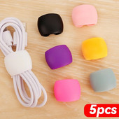 1-5 vnt. kabelio laikiklio sagtis, laidas, ausinių valdymas, skirtas USB įkrovimo kabelio vyniotuvo laikiklio laikiklio spaustukai, naudojami namų biure