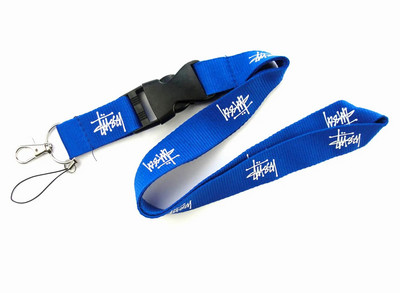 Χονδρική πώληση όλων των ειδών κορδόνι με λογότυπο μόδας μπρελόκ σφεντόνα έγγραφα λουράκι λαιμού σήμα σφεντόνα σφεντόνα χιαστί κορδόνι