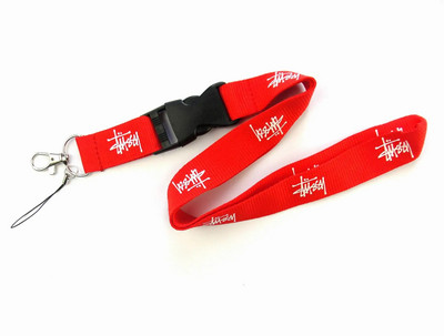 Χονδρική πώληση όλων των ειδών κορδόνι με λογότυπο μόδας μπρελόκ σφεντόνα έγγραφα λουράκι λαιμού σήμα σφεντόνα σφεντόνα χιαστί κορδόνι