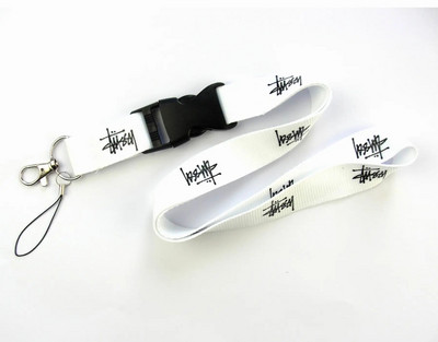 Χονδρική πώληση όλων των ειδών κορδόνι με λογότυπο μόδας μπρελόκ σφεντόνα έγγραφα λουράκι λαιμού σήμα σφεντόνα σφεντόνα χιαστί κορδόνι