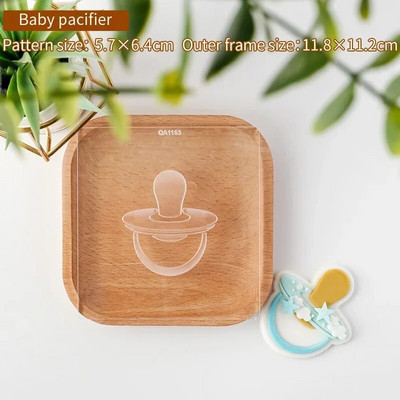 Kūdikių sausainių formelės Animacinių filmų sausainių antspaudai Vaikų pirmųjų metų sausainiai Pelėsinis meškiukas Deserto papuošimas Reljefinis formelės Kepimo įrankiai