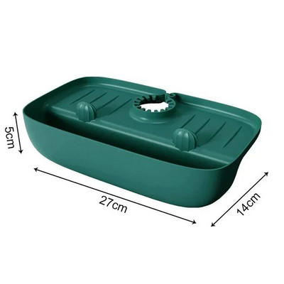 Βρύση κουζίνας Ματ νεροχύτης Splash Drain Pad Μπάνιο Catcher Countertop Protector Σαμπουάν σαπουνιού Δοχείο γρήγορου στεγνώματος