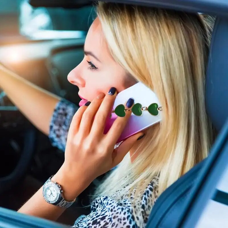 Galvanizuotas Love Heart telefono dėklas, skirtas iPhone 11 12 13 14 Pro Max XS Max XR 7 Plus 14 smūgiams atsparus riešo dirželio grandinės galinis dangtelis