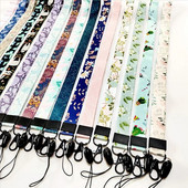 Fashion Flowers Serie Sagtis Virvelės Ženkliuko ID Telefono Virvelė Raktai Kaklo dirželiai Priedai