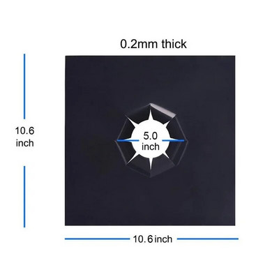 6 gabalai 27 cm dujinės viryklės paviršiaus apsaugos padėklas, plaunamas aliejui ir nešvarumams, virtuvės valymo priedai