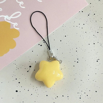 1vnt Mielas animacinis filmukas Anime Bear Crystal Mobiliojo telefono grandinėlė Madinga Krepšys Gražus telefono dirželis Raktų pakabukas Dekoratyvinis telefono dirželis