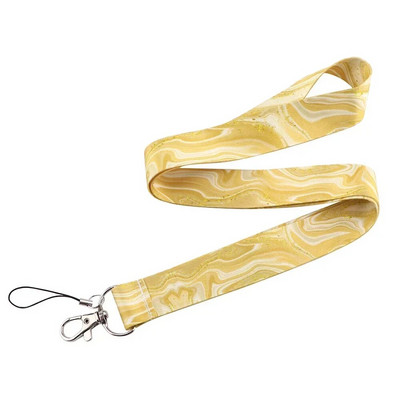 Marmuro spausdinimas Kaklo dirželis Raktų pakabukas Raktams Moteriškas ID Ženkliuko laikiklis Raktų laidas „Pasidaryk pats“ pakabinamas virvė Mobiliojo telefono priedai