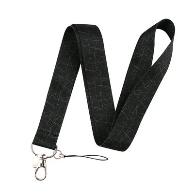 Marmuro spausdinimas Kaklo dirželis Raktų pakabukas Raktams Moteriškas ID Ženkliuko laikiklis Raktų laidas „Pasidaryk pats“ pakabinamas virvė Mobiliojo telefono priedai