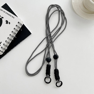 Spalvingi mobiliojo telefono dirželiai, mielas sportinis reguliuojamas peties dirželis Madingi universalūs skersiniai dirželiai, 1 vnt.