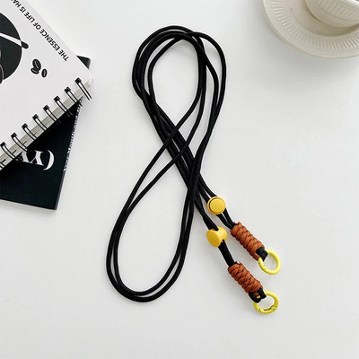 Spalvingi mobiliojo telefono dirželiai, mielas sportinis reguliuojamas peties dirželis Madingi universalūs skersiniai dirželiai, 1 vnt.