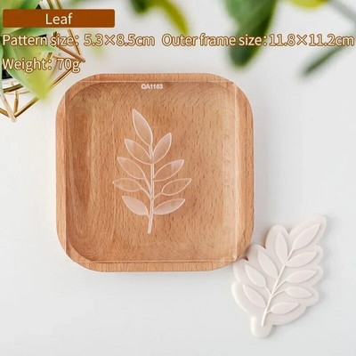 Duplaívű sütivágó dombornyomók csipkemintás levelek virágos ágak fondant bélyegzőforma esküvői születésnapi sütőeszközökhöz