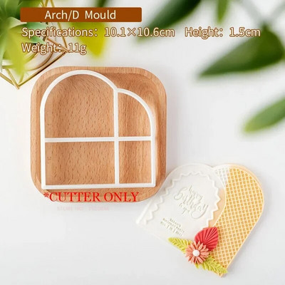 Duplaívű sütivágó dombornyomók csipkemintás levelek virágos ágak fondant bélyegzőforma esküvői születésnapi sütőeszközökhöz