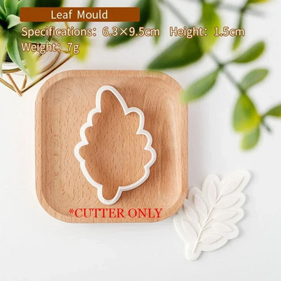 Duplaívű sütivágó dombornyomók csipkemintás levelek virágos ágak fondant bélyegzőforma esküvői születésnapi sütőeszközökhöz