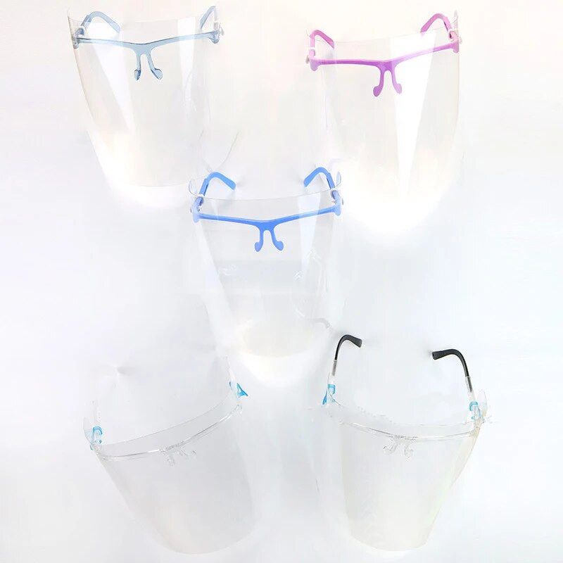 Nauji spalvingi akiniai, veido skydelis, šalmas, patvari apsauga, saugos kaukė Šalmas MTB dviračių akiniai, apsauginiai akiniai, stovi didmeninė prekyba