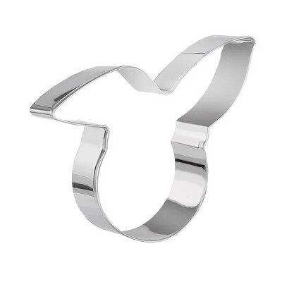 Velykų sausainių formavimo zuikio kiaušinio morkų formos „pasidaryk pats“ sausainių formelės Vaikų gimtadienio tortas, dekoruojantis nerūdijančio plieno virtuvės priedai