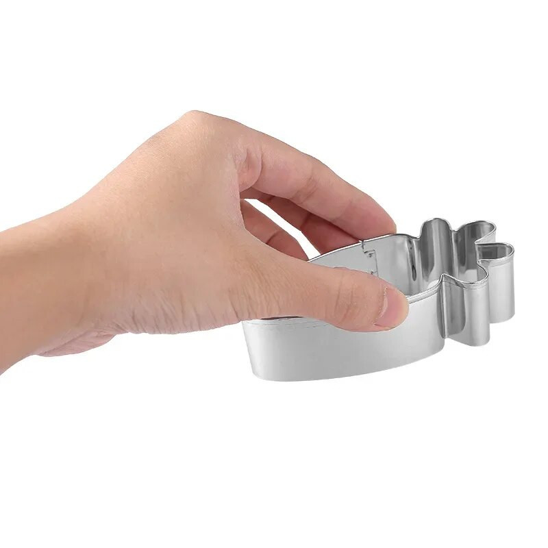 Velykų sausainių formavimo zuikio kiaušinio morkų formos „pasidaryk pats“ sausainių formelės Vaikų gimtadienio tortas, dekoruojantis nerūdijančio plieno virtuvės priedai