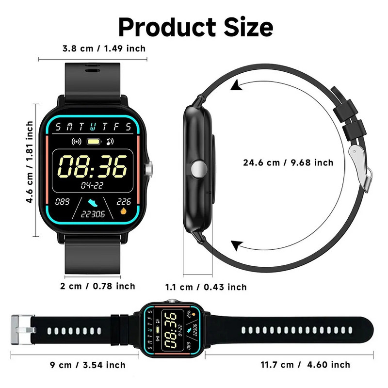 Viedais pulkstenis vīriešiem sievietēm D30 sporta rokas pulkstenis Fitness Y78 izsekotāji rokassprādze Y68 viedpulkstenis D20 viedpulkstenis tālruņa zvana atgādinājums